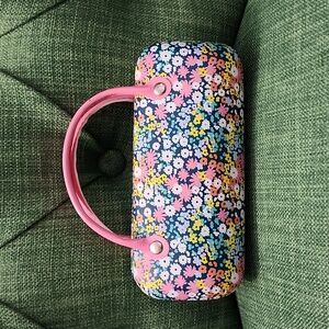 Floral Glasses Case with Handle